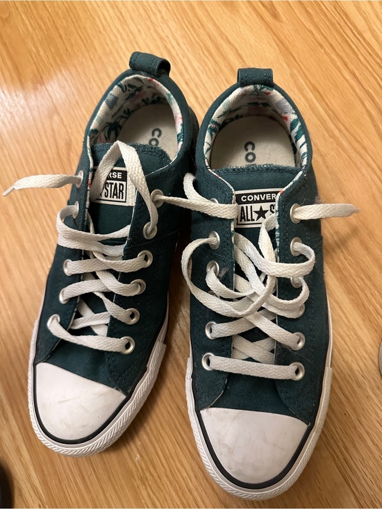 Converse Shoes - Converse Low Top Sneakers in Dark Teal with White Accents